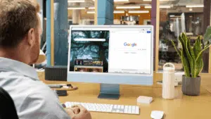 Split Screen Blog Post Featured Image